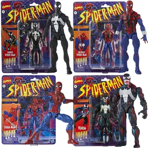 Hasbro Spider Man 2099 Miguel O Hara Legends Venom Deadpool Action Figure Mainan Mengubah Wajah Patung Model Boneka Anak-anak untuk Hadiah Mainan 10 penjualan terbaik sosok spiderman 2099 - №