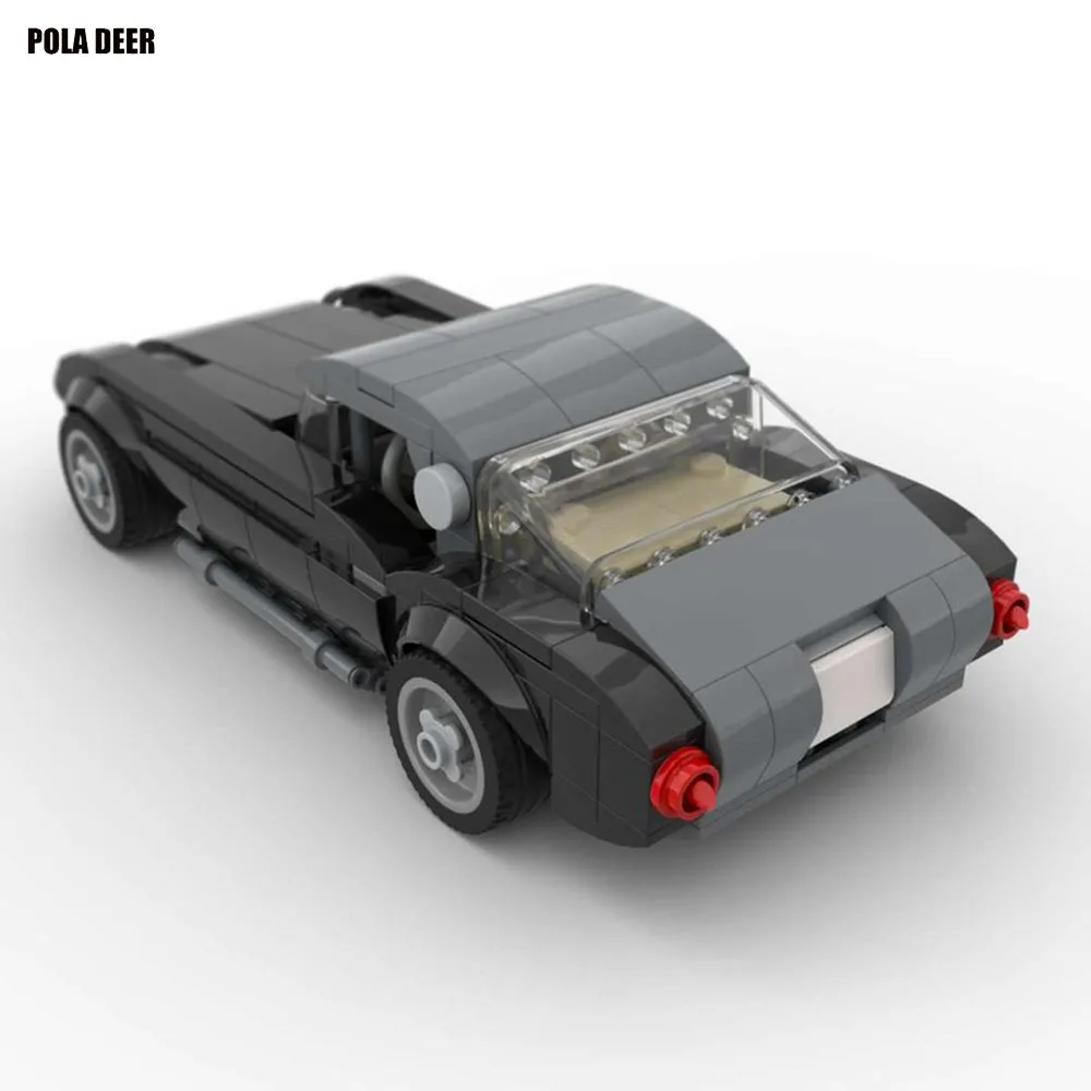 Poladeer 235 Pcs A6CS Berlinetta Speed Champion Sports Car Small Particle Assembly Building Blocks Puzzle Model Toy Holiday Gift