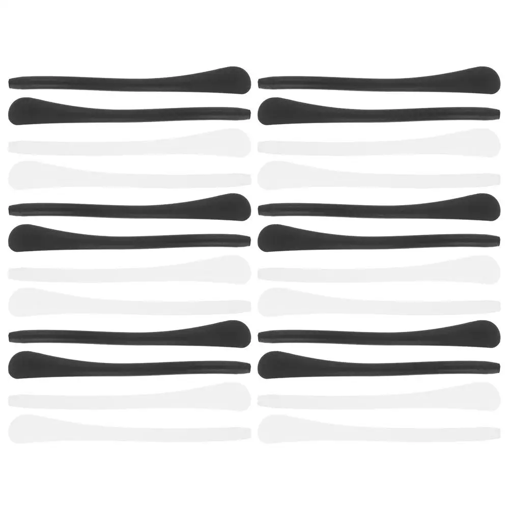 

24 Pcs Non-slip Glasses Temple Cover Ear Cushions for Eyeglasses Tips Grip Retainer Silicone Durable Running Swimming Outdoor