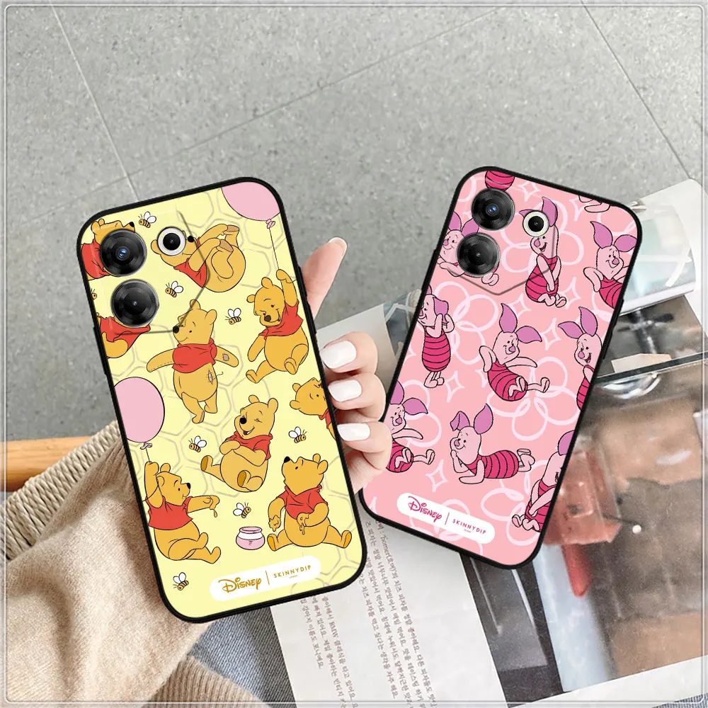 Disney Winnie The Pooh Piglet Tigger Case For Infinix Tecno Camon 20 19 16 Pova 6 5 4 Neo 2 Smart 8 7 6 5 Zero 30 20 8 Pro Cover