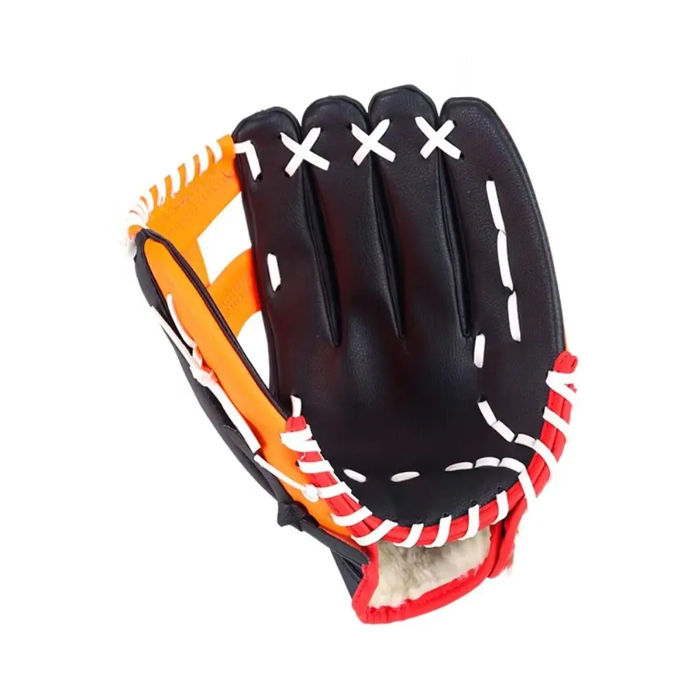 Anti-Slip Baseball Glove 10.5/11.5/12.5in Comfortable Softball Gloves PU Leather Thickened Batting Gloves Training Practice view 5