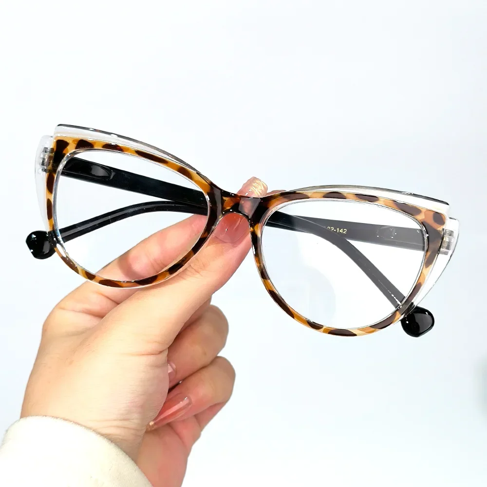 Cat Eye farblich passende Rahmen-Lesebrille, Retro-Mode-Lesebrille, Damen-Computerbrille – Detail 9