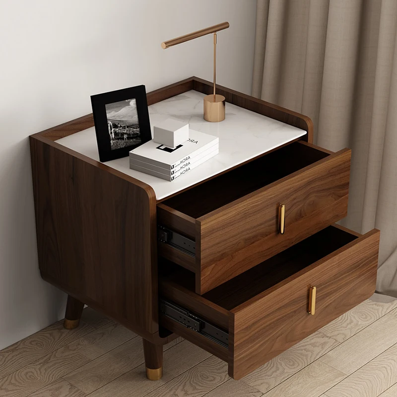 Minimalist Nordic Nightstand Aesthetic Storage Cute Storage Bedside Table Luxury Trendy Cajones De Dormitorio Home Furniture