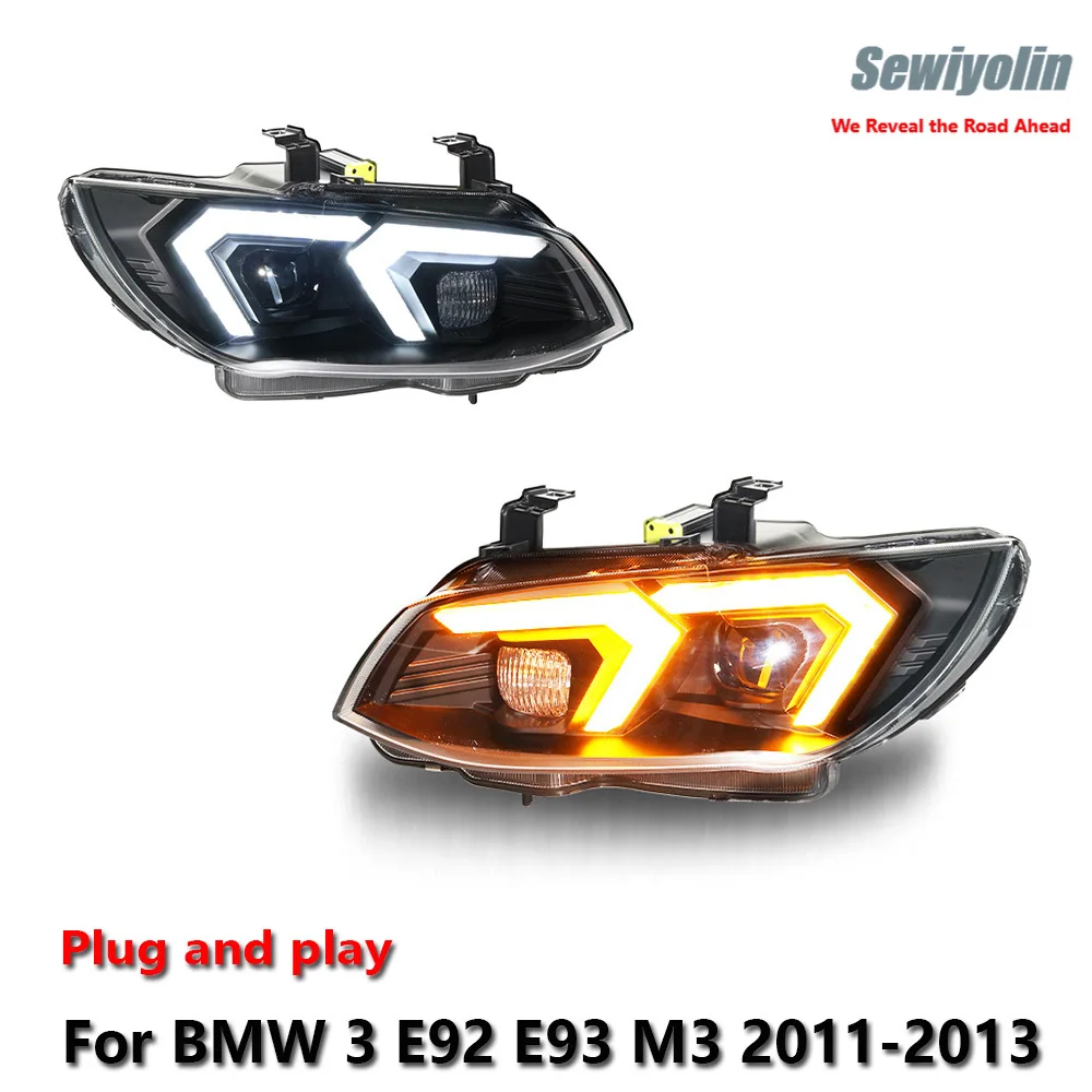 

Светодиодные фары для BMW 3 E92 E93 M3 2011-2013: ДХО, стоп-сигнал, указатель поворота, подключение Plug and Play