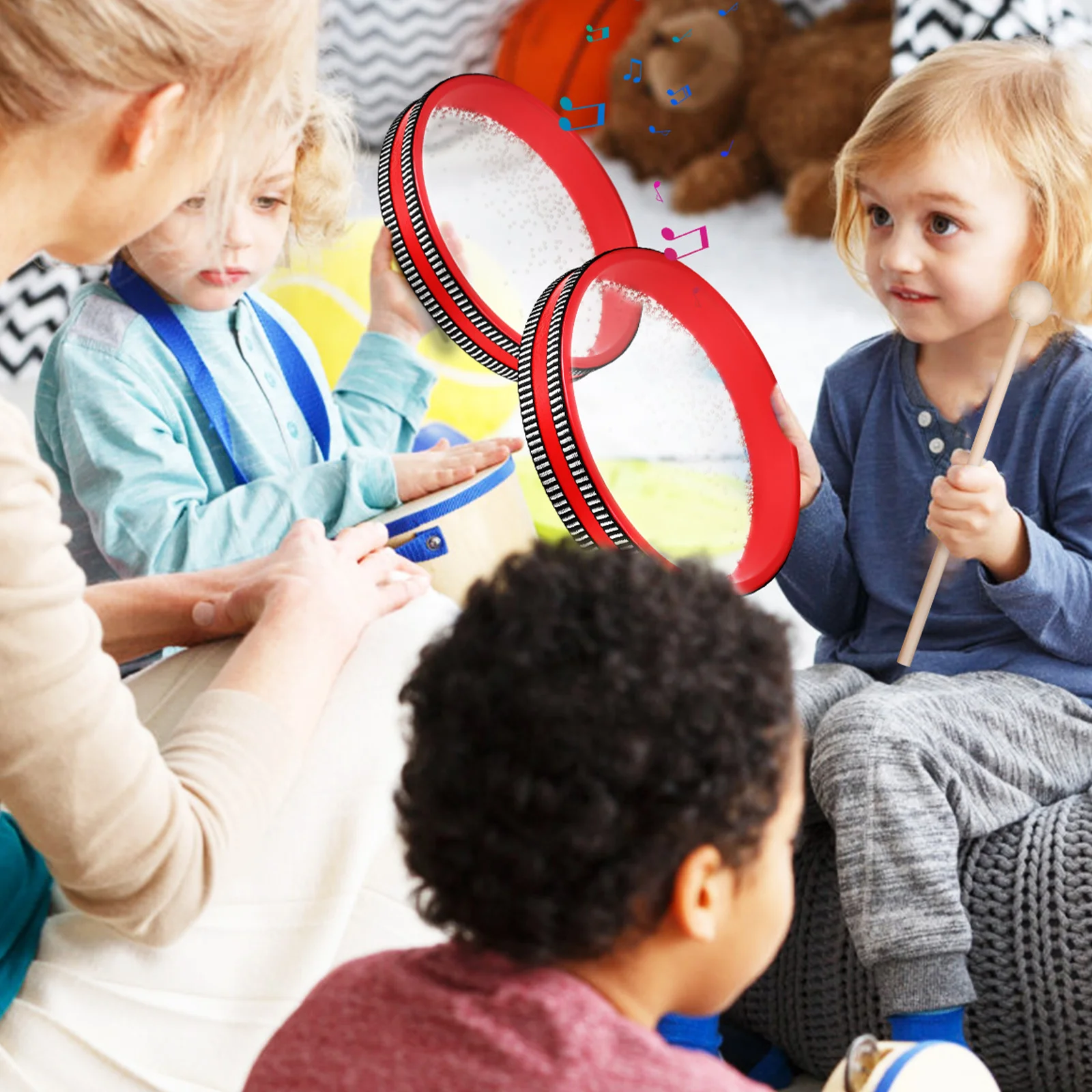 

3Pcs Ocean Drums Wave Sounds Percussion Instruments Beginners Professionals Kids Adults Musical Instrument Ocean Drums