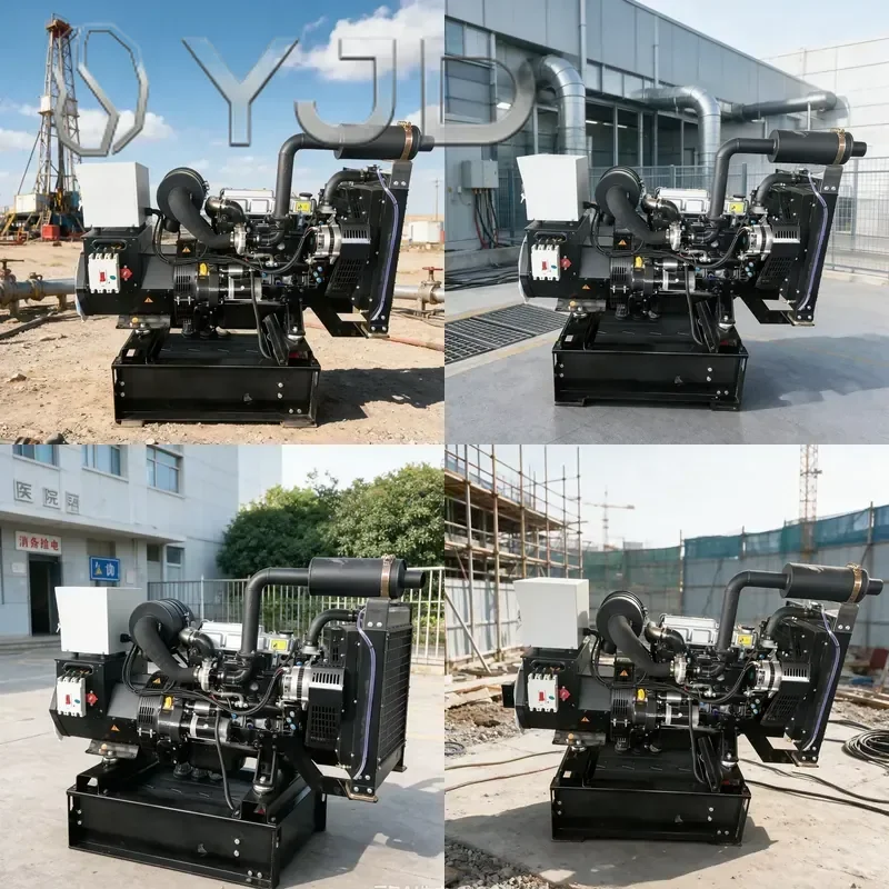 YJD 40kW 60kW 80kW Factory Direct Open Frame Industrial Diesel Generator 400V 1500RPM High Torque Power Supply Genset
