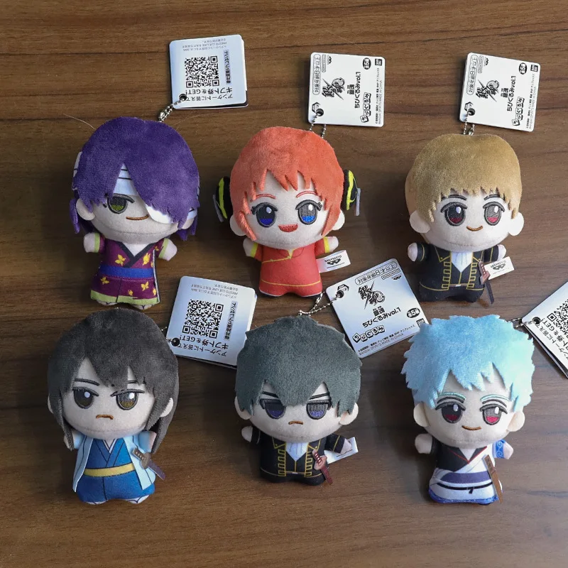 

Плюшевая игрушка-брелок «Аниме Гинтама»: кукла-подвеска Нуну, Q-версия Сакаты Гинтоки, коллекционный подарок для сумки