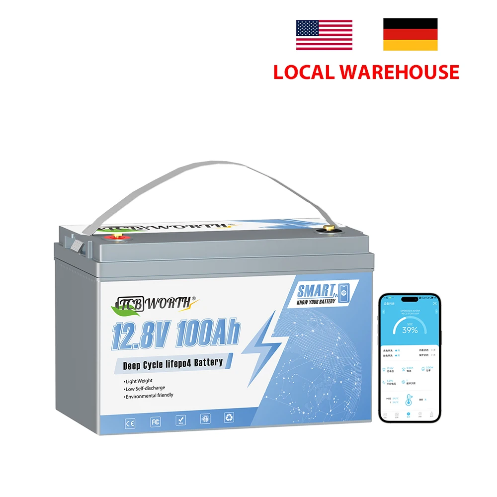 12v 100ah 135ah Lifepo4 Battery Deep Cycle With Bms Rechargeable Lithium Iron Phosphate Battery For Rv,home Energy Storage