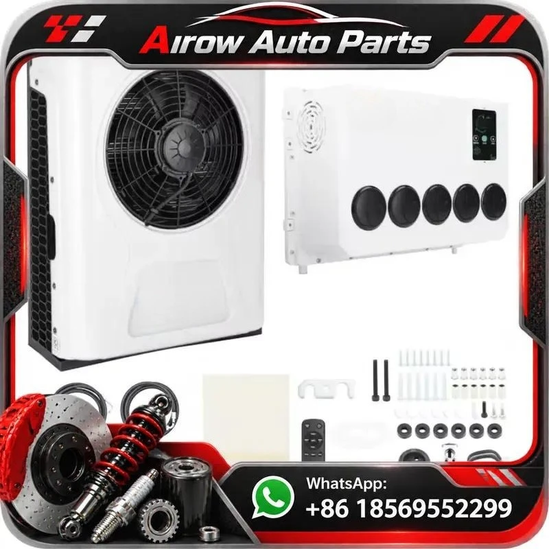 12V 24V DC Air Conditioner Compressor AC Cooler For Car Truck Vehicle Auto Cooling System Replacement High Efficiency