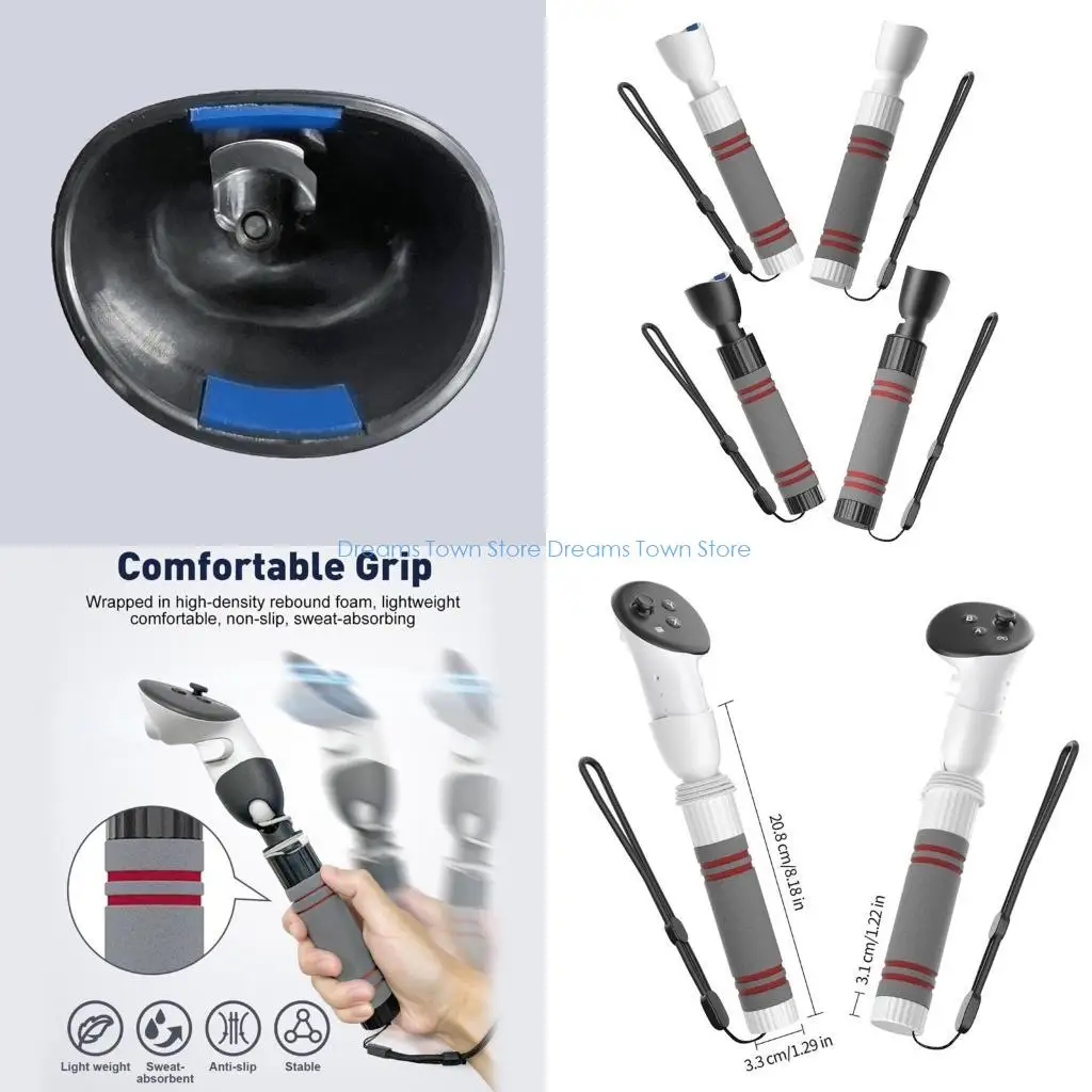 HX6A GORILLAS LONG ARMS SABERS EXTENSION GRIPS 3