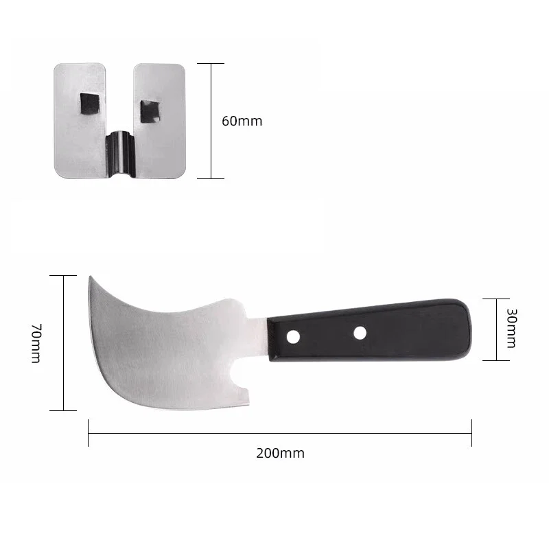 Weldy Quarter Moon Knife Kit for PVC Vinyl Flooring Trimming Welding Rod