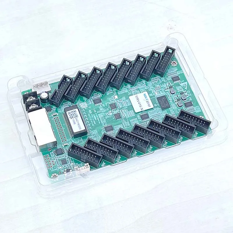 Novastar MRV416-N Full Color Large LED Video Screen Receiving Card Cassette 16 HUB75E Ports Interface 512x256 Pixels Controller