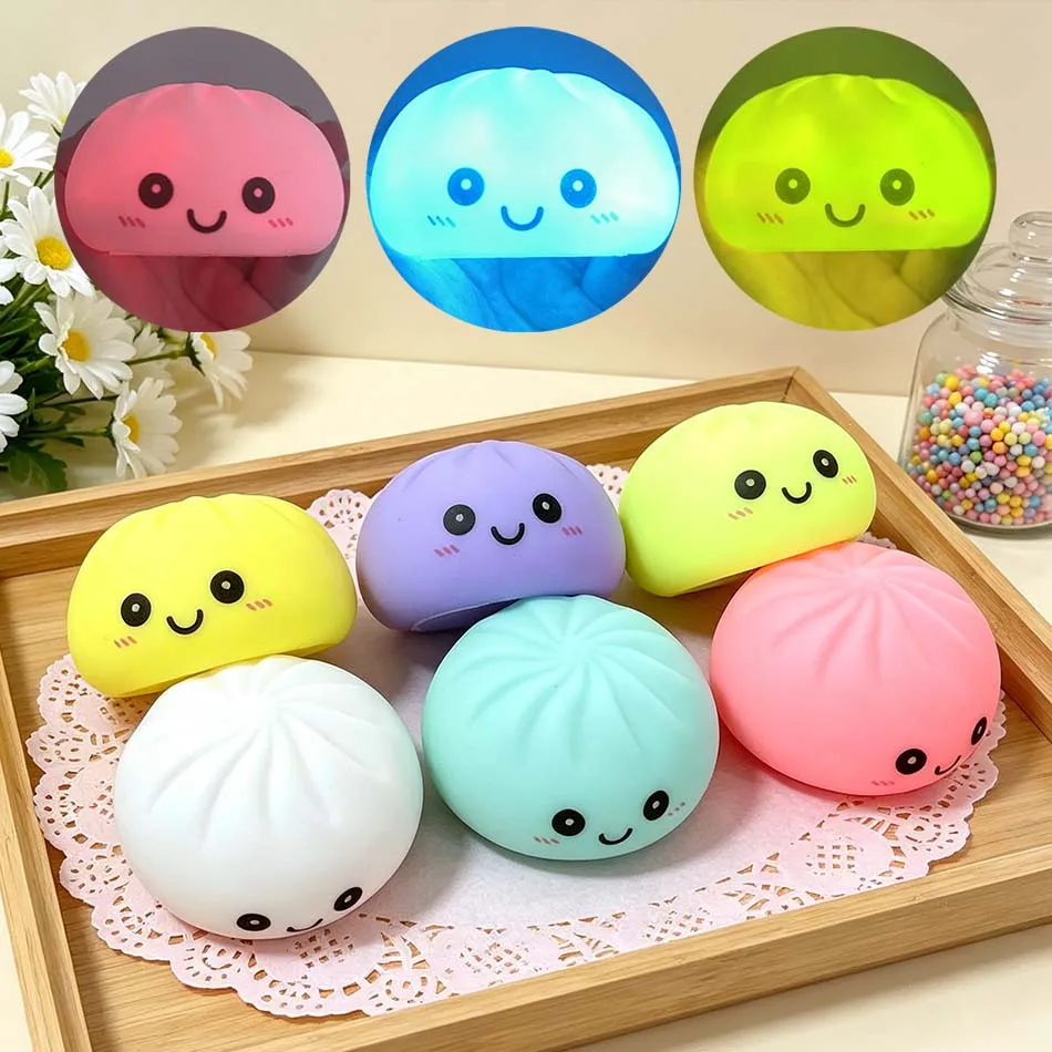 Neue Dumpling Bun Squishy Ornament Fidget Toys – Dumpling Geschenke, Mystery Dumplings, Bun Spielzeug, Stressabbau-Geschenke, Schreibtisch-Ornament