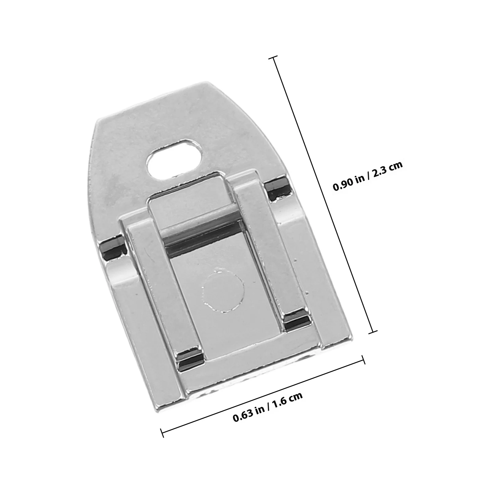 5 قطعة قدم سستة غير مرئية لآلة الخياطة المعادن منخفضة عرقوب قطعة قدم الضغط في ماكينة الخياطة المخفية سستة مرفق الخياطة العالمية #5