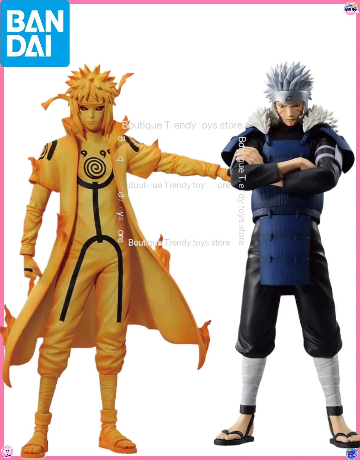 

Bandai Genuine Ichiban Kuji NARUTO Senju Hashirama Uzumaki Naruto Uchiha Madara Anime Action Figure Collectible Model Toys Gift