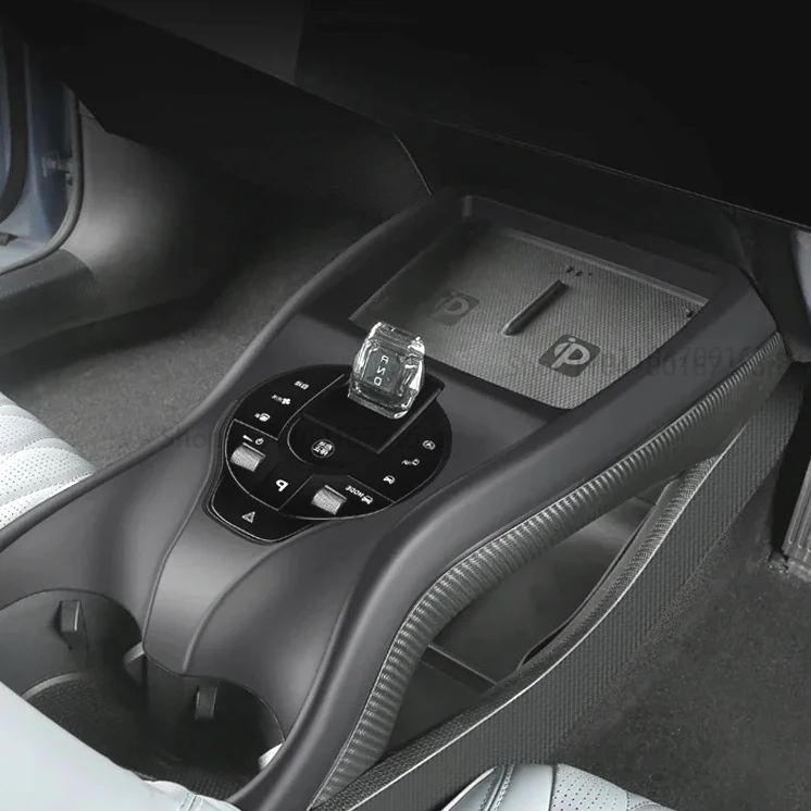 

Новый! Для BYD Seal EV 2022 2023, крышка панели центральной консоли, ABS, защита от царапин, автомобильная панель переключения передач, защитная наклейка для салона автомобиля