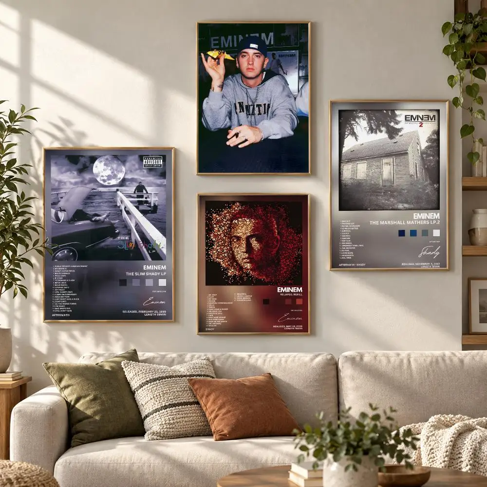 Singer Rapper E-Eminem Poster HD Waterproof Aesthetic Wall For Home Decor Trendy Durable Easy To Apply Art