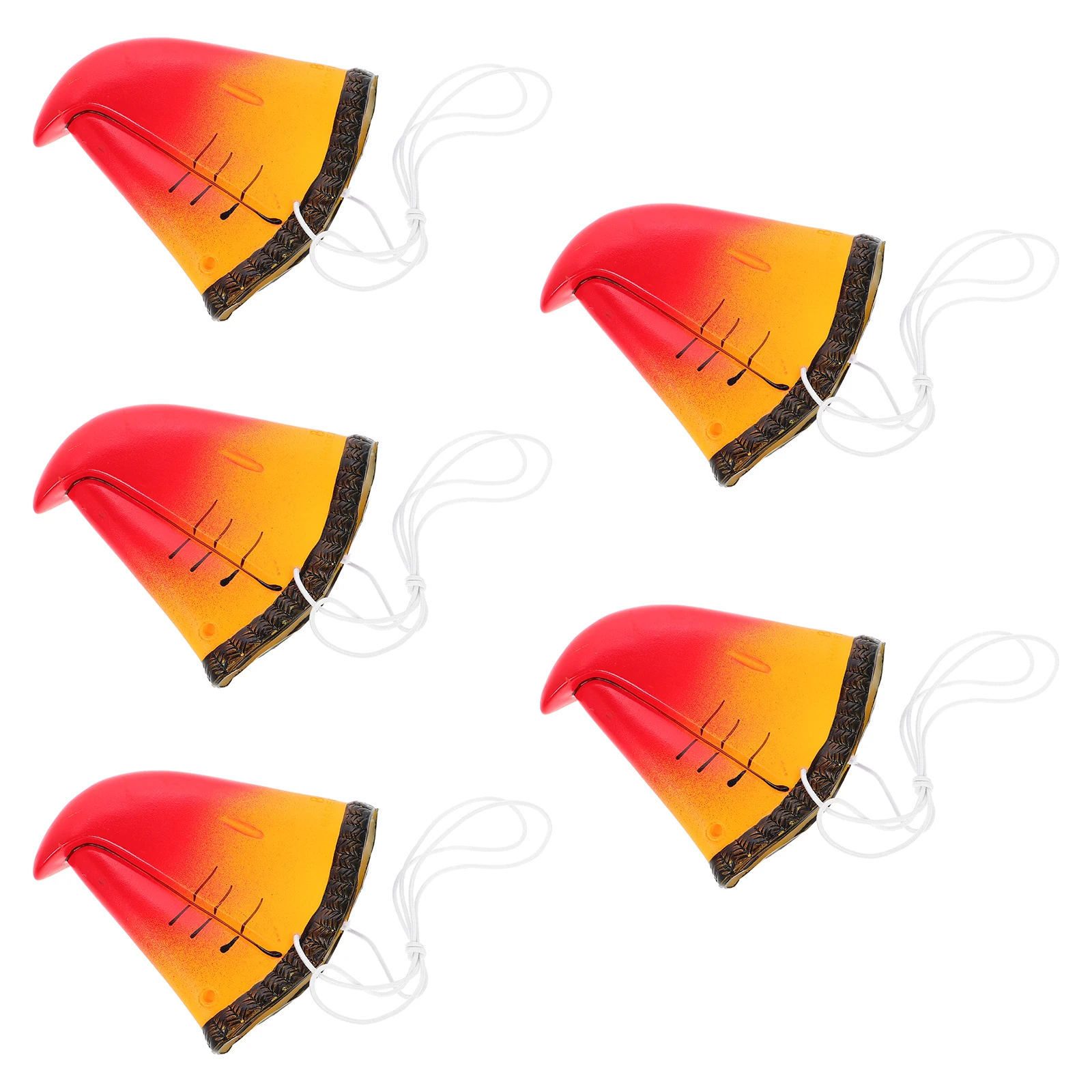 

5pcs Parrot Nose Prop Strong Halloween Animal Theme Party Cosplay Costume Accessory Elastic Secure Headband Replacement