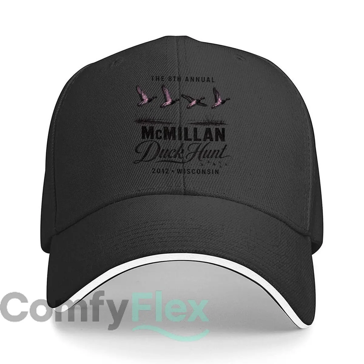 Gorra de béisbol estilo hip hop McMillan Duck Hunt Wisconsin Event G, gorra de béisbol tipo sandwich para deportes al aire libre