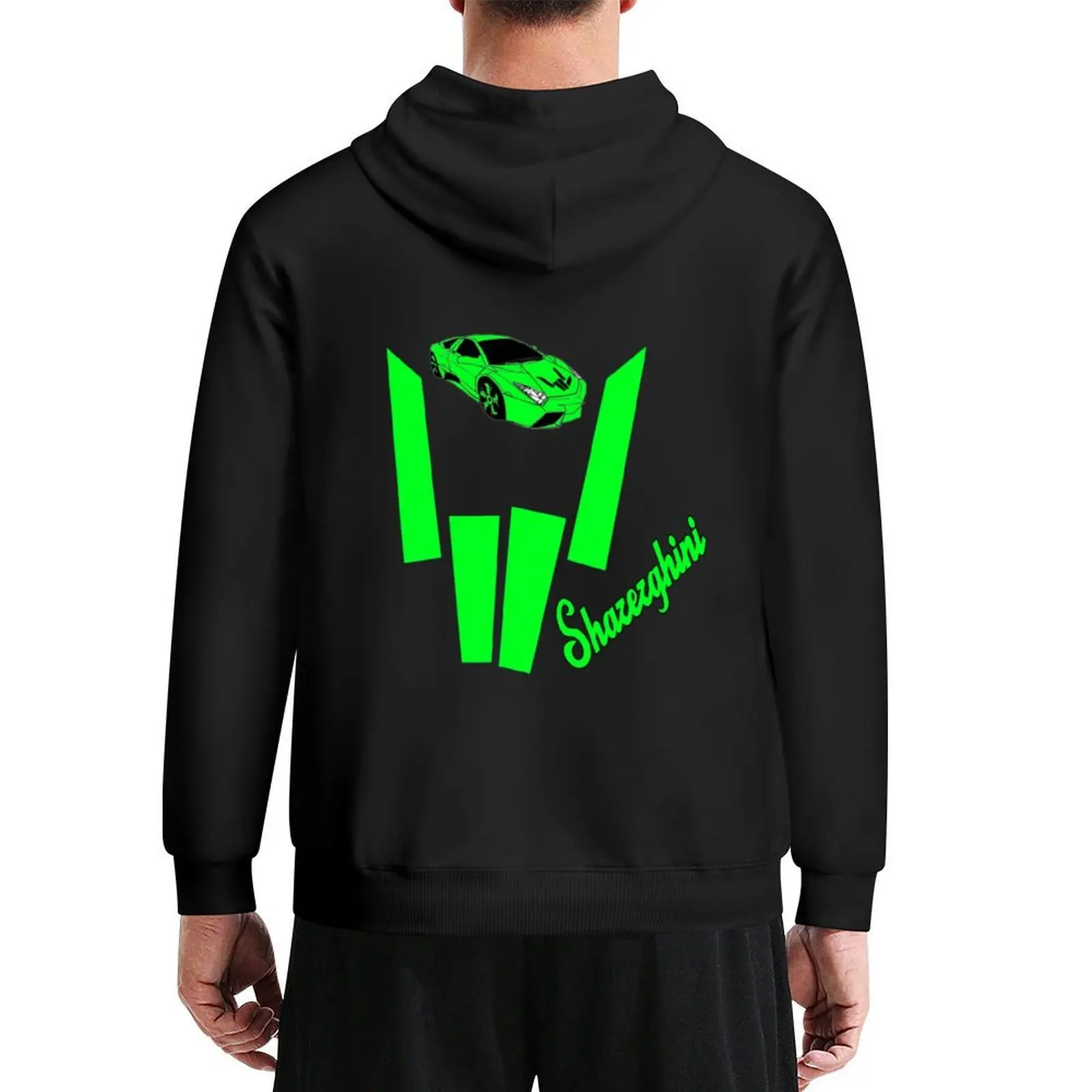 

sharerghini green Hoodie blouse korean style clothes autumn mens clothing tracksuit