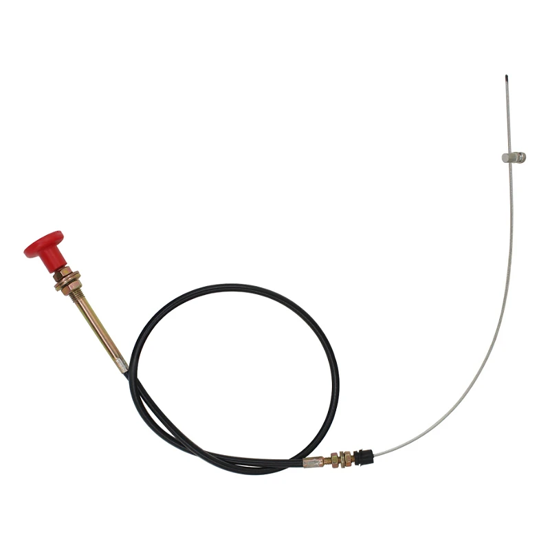 1PCS Fuel Stop Shut Off Cable for Forklift Tractor 0.65-8m Push Pull Choke Shut Off Wire Engine Stop Control Cable