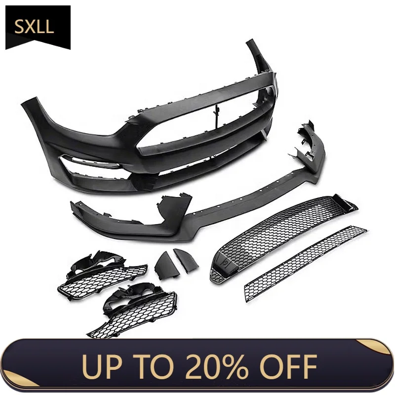 

SXLL 2015-2017 Upgraded GT350 style front bumper injection molded polypropylene good quality hot-selling car bumper