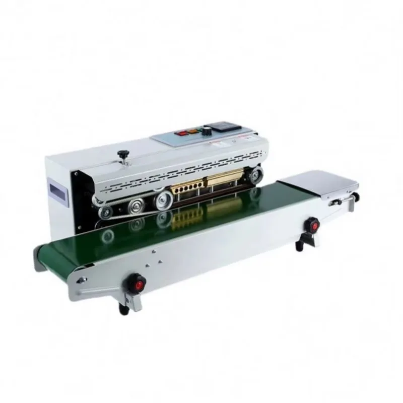 FR900 Intelligent Temperature Control Plastic Heat Bag Sealer Band Sealing Machine Automatic Continuous Film Bag Sealing Machine