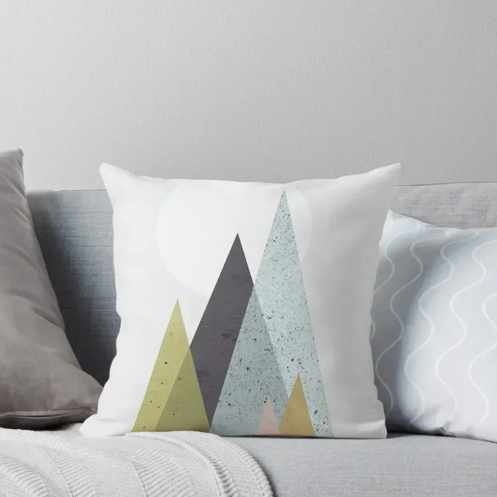 

Mid-Century Scandinavian Mountains Throw Pillow Pillowcase Cushion christmas cushions covers pillow