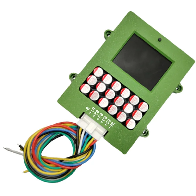 ABJF-6S Активный балансир с дисплеем напряжения TFT Новый тестер напряжения литий-титаната LTO батареи 5A Эквалайзер энергии