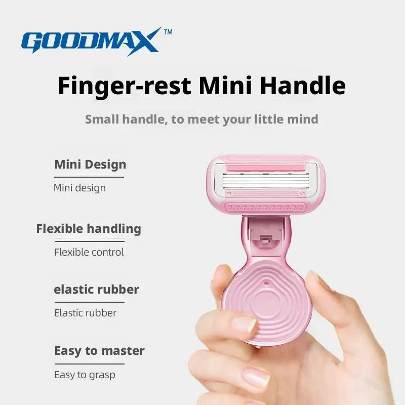 Women's Hair Removal Razor Versatile Shaver Underarms Manual Areas,Lady Razor Face Depilatory & Intimate Leg Travel Y3H4