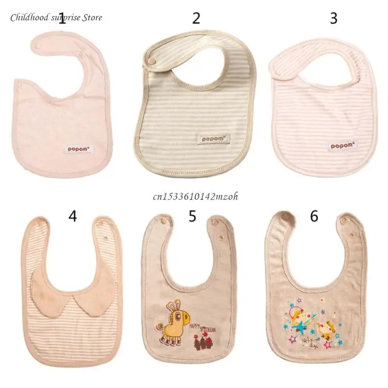 

Soft Double Layers Natural Cotton Saliva Towel Baby Feeding Bib Scarf Newborn Infants Burp Cloth Washcloth Dropship