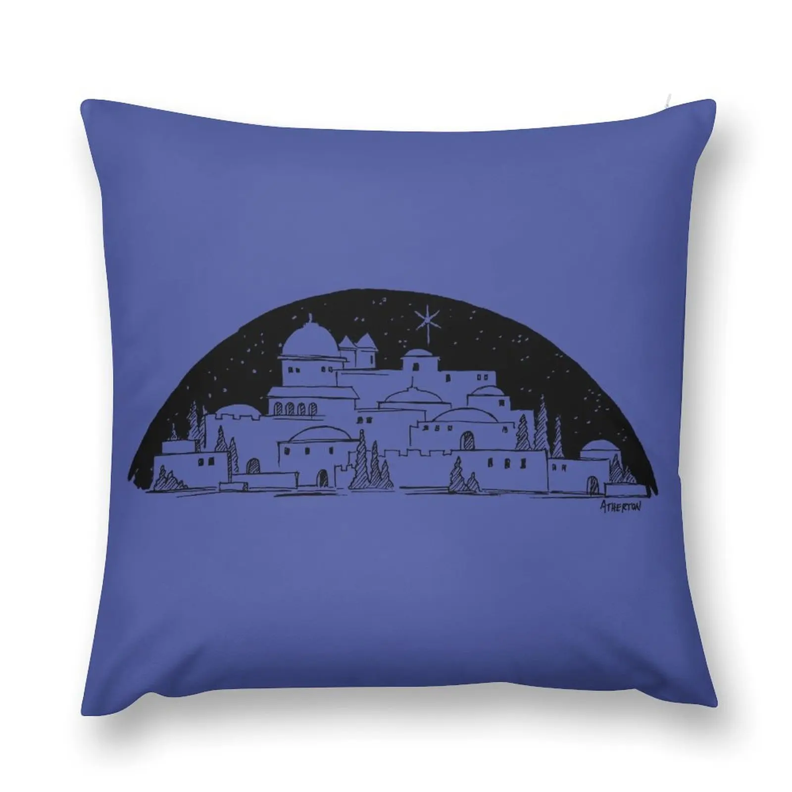 Little town of Bethlehem Throw Pillow Cushion Covers For Living Room Pillows Aesthetic pillow