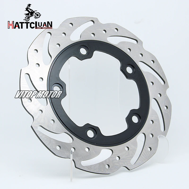 HATTCLUAN Motorcycle Rear Brake Disc Rotor for Sym Symphony ST 50i 125i 150i 200i XS175T ST175 43121-XPA-000
