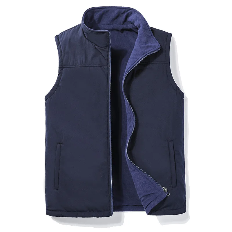 Vest Mens Autumn and Winter Sleeveless Jacket 2024 New Slim Korean Fashion OuterWear Warm and Thick Vests cost Men Clothing