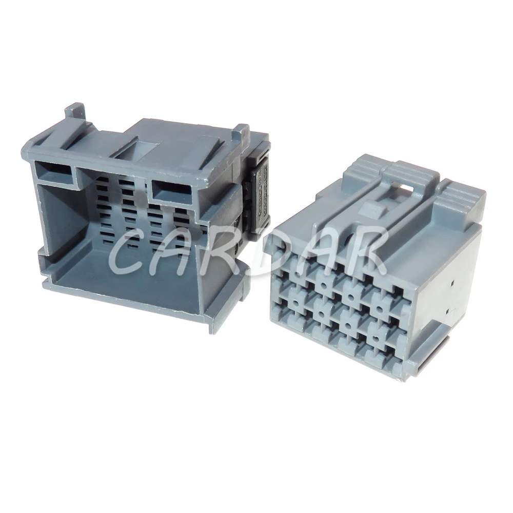 1 Set 15 Pin 1-967623-6 1-967628 Grey Automotive Wiring Socket AC Assembly Auto Plug Parts Car Connector 1-967628-6