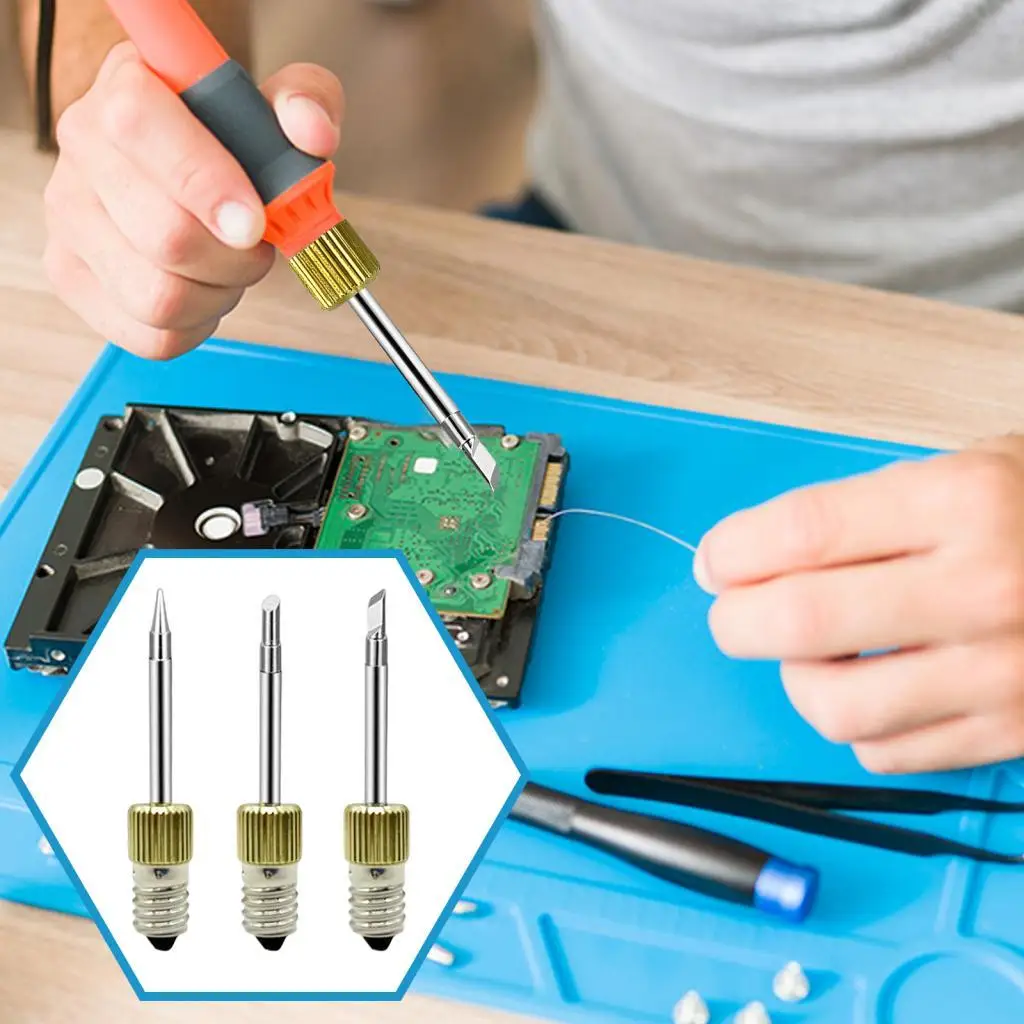 

Набор прецизионных наконечников для паяльника E10, стальные сменные наконечники для профессионального паяльного оборудования