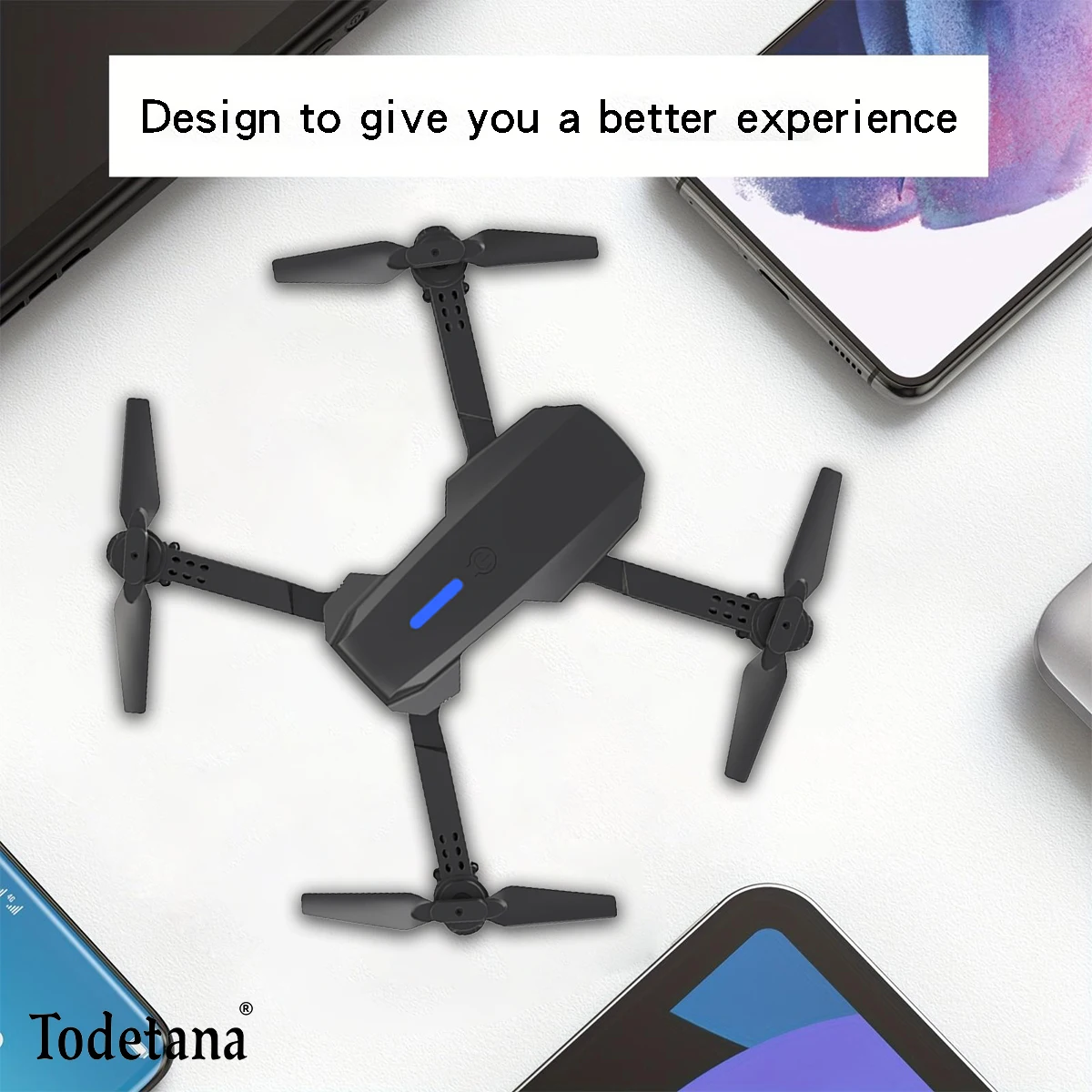 

High-definition camera, 360° stunts, easy to operate, stable hovering, foldable design and long-lasting battery–your best choice