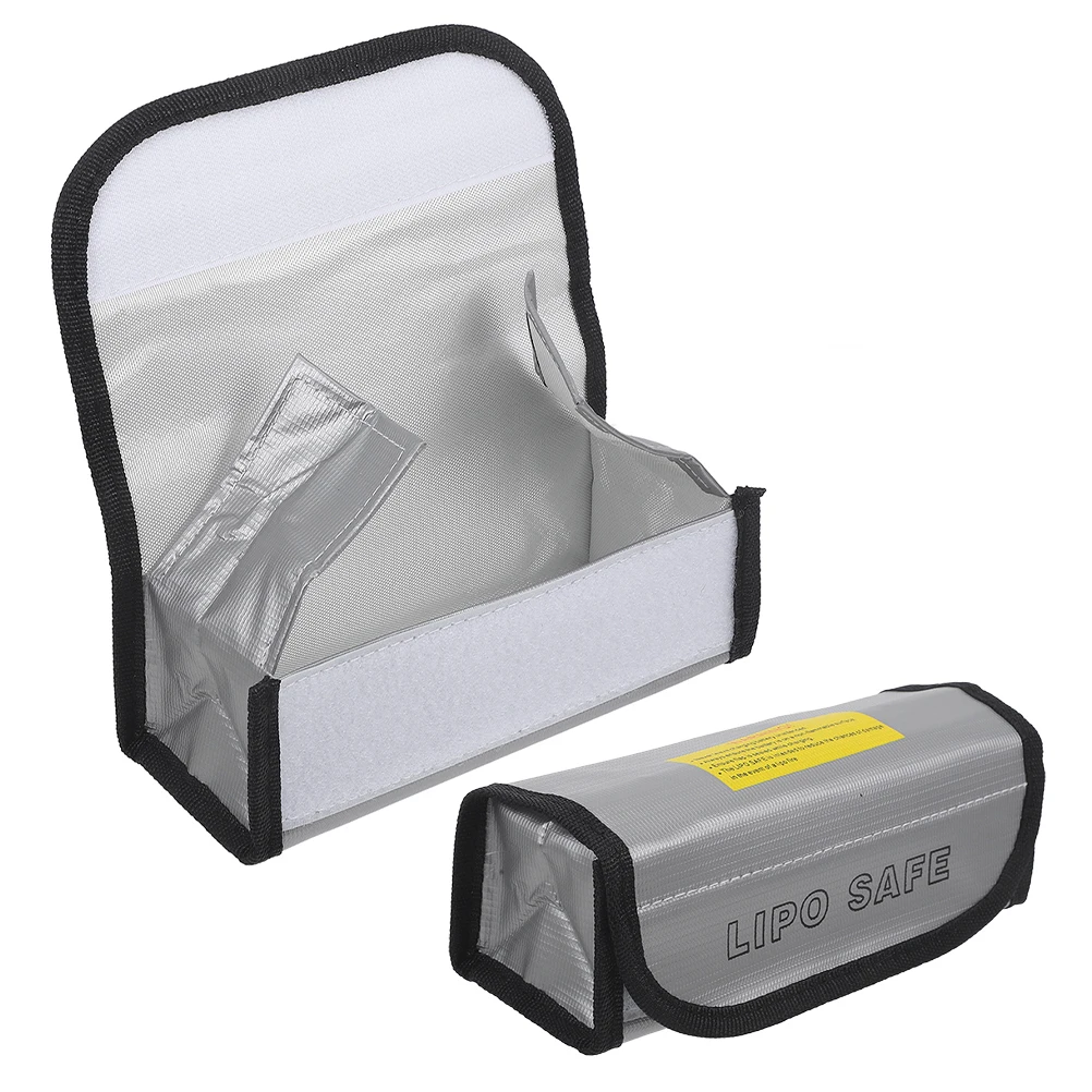 

2pcs Fireproof Storage Bags High Temperature Resistant Lipo Heat Resistant Lithium Protection Cases