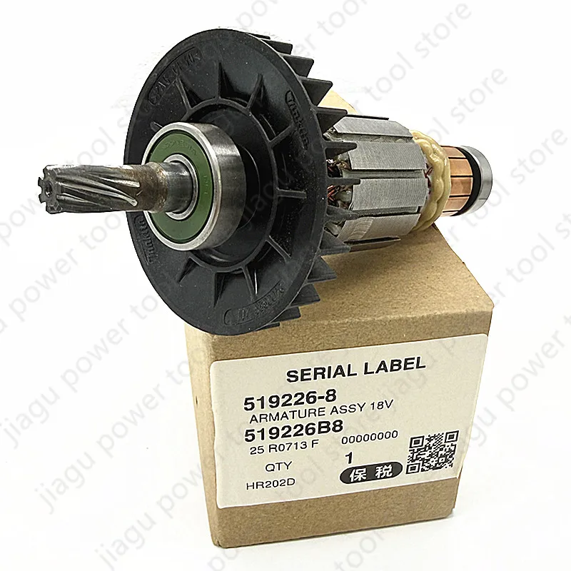 Original Rotor Armature 519226-8 For Makita DHR241Z DHR241RMJ DHR202Z HR202D DHR241 DHR202 DHR202RMJ DHR202RM1J Electric Drive
