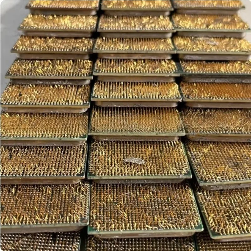 Gold Plated Waste AMD CPU Scrap Electronic Chips For Precious Metal Recovery 20Pcs