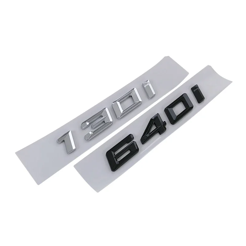 ABS Car Body Side Sticker Rear Trunk Decal Badge for BMW 116i 118i 120i 220i 228i 235i 745i 750i 760i Letters Decoration