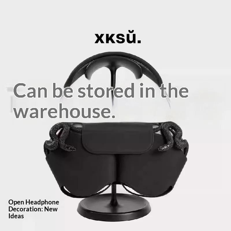 XKSU Snake Geometric Headphone Case For airpodsmax Lightweight Design Earphone Protective Case 3D Printing Gifts