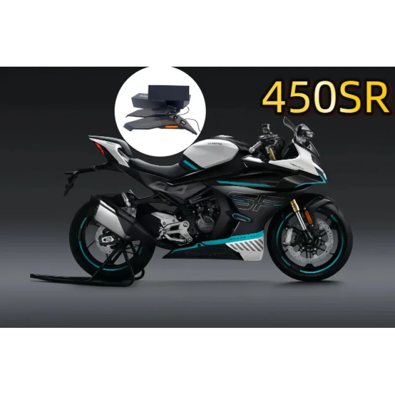 

NEW For CFMOTO 450 SR 450SR Motorcycle Wind Wing Side Rearview Mirror With Turn Signal Lamp motorcycle mirror accesorios