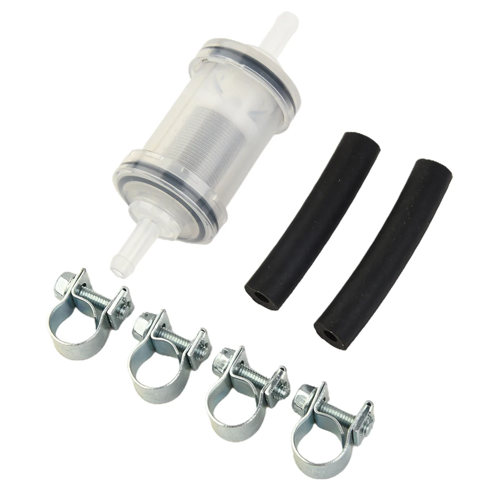 For Eberspacher Heater For Webasto Heater Fuel Filters Parts Plastic & Metal Transparent W/ Hose & Clip Diesel