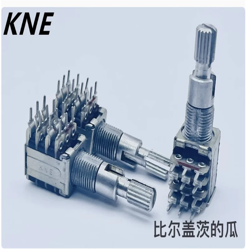 1 PCS KNE Korean quad double axis double adjustment precision potentiometer 15A50K Ω× 2 3B20K Ω× 2V, shaft length 27mm