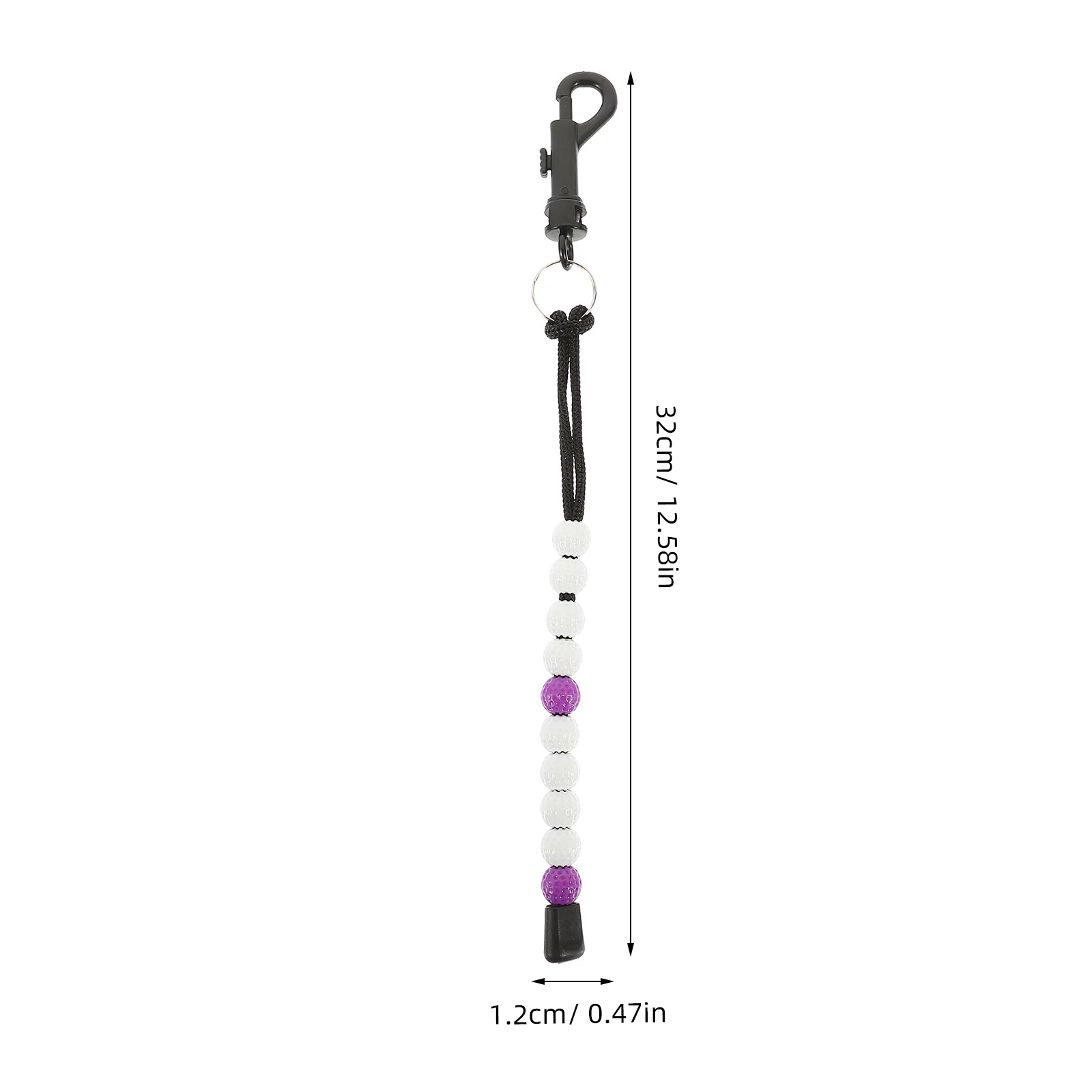 

2Pcs Golf Score Counter Portable Wrist Chain Bead Tool for Golfing Stroke Clicker Scoring Accessories Lightweight Practical