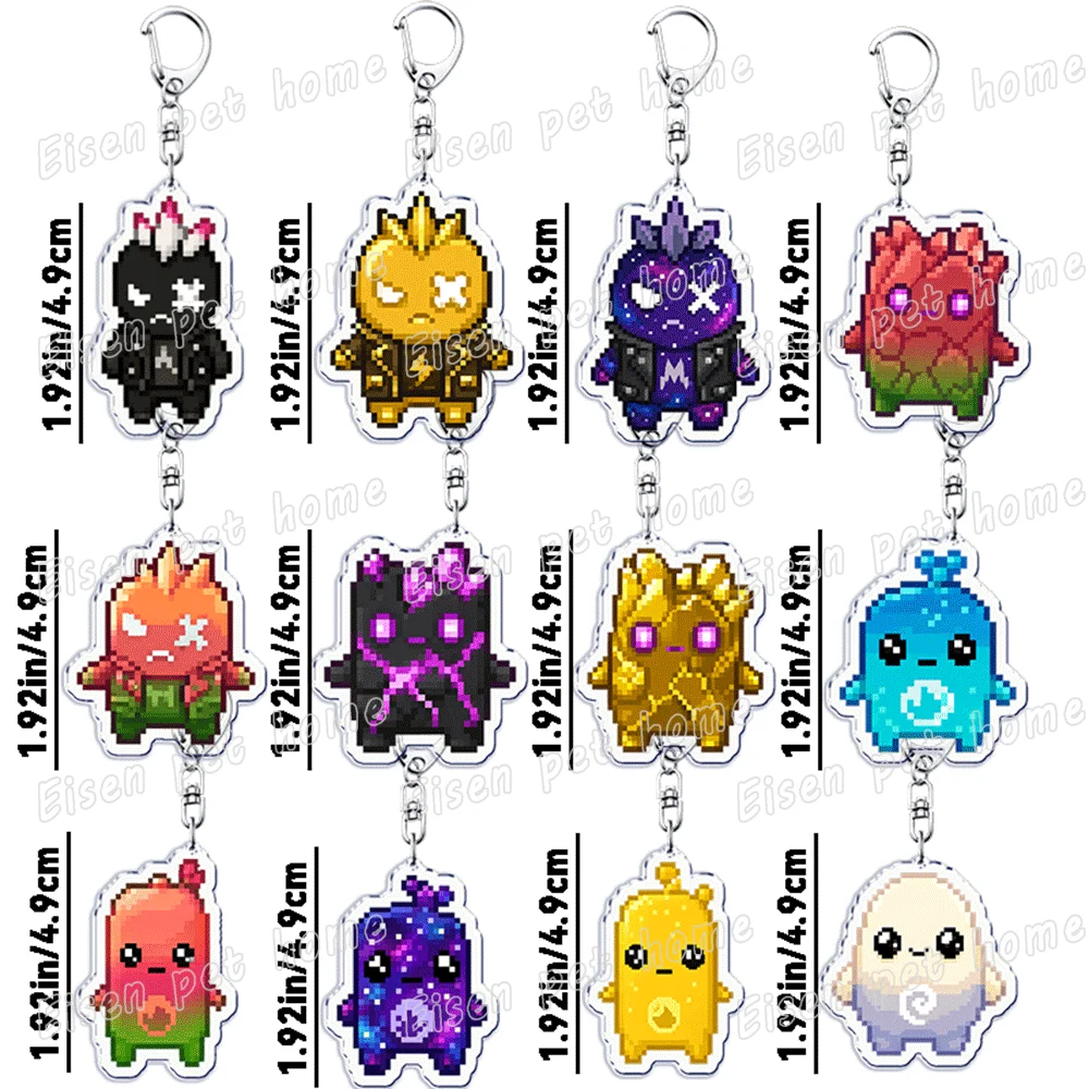 Video Game Ghost Anime Keychains for Accessories Bag Charm Game Gamer Spirits Battle Royale Meme Keyring Jewelry Fans Gifts