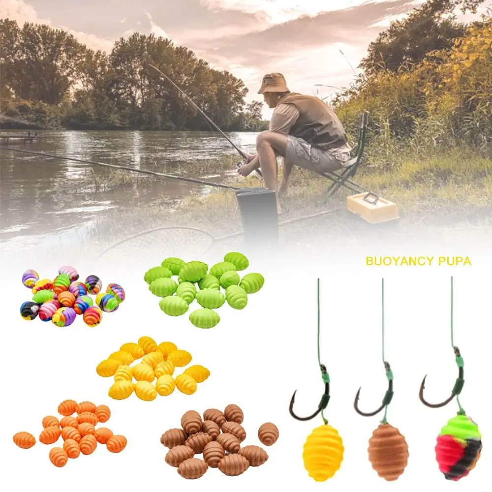 8pcs Carp Hair Zig Rig Method Carp Fishing Bait Boilie Fishing Feeder Zig Rig Fishing Boilies Bait Fishing Lures Water Bait