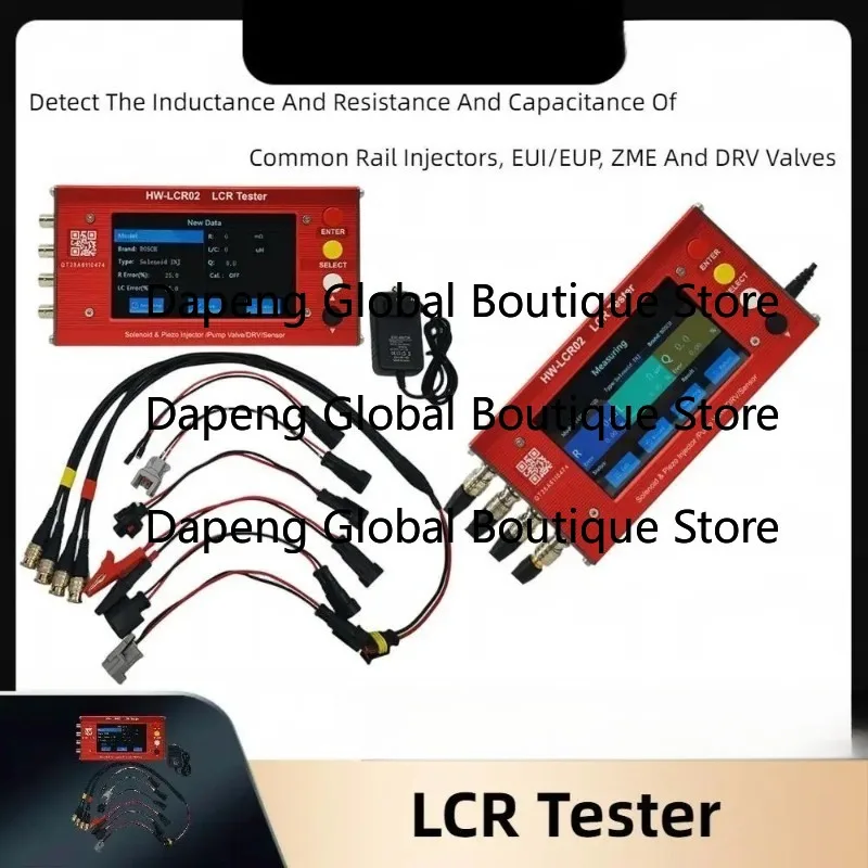 LCR02 Tester Common Rail Piezo Injector Tester Eui/Eup ZME Drv Solenoid Valve Pump Sensor Simulator