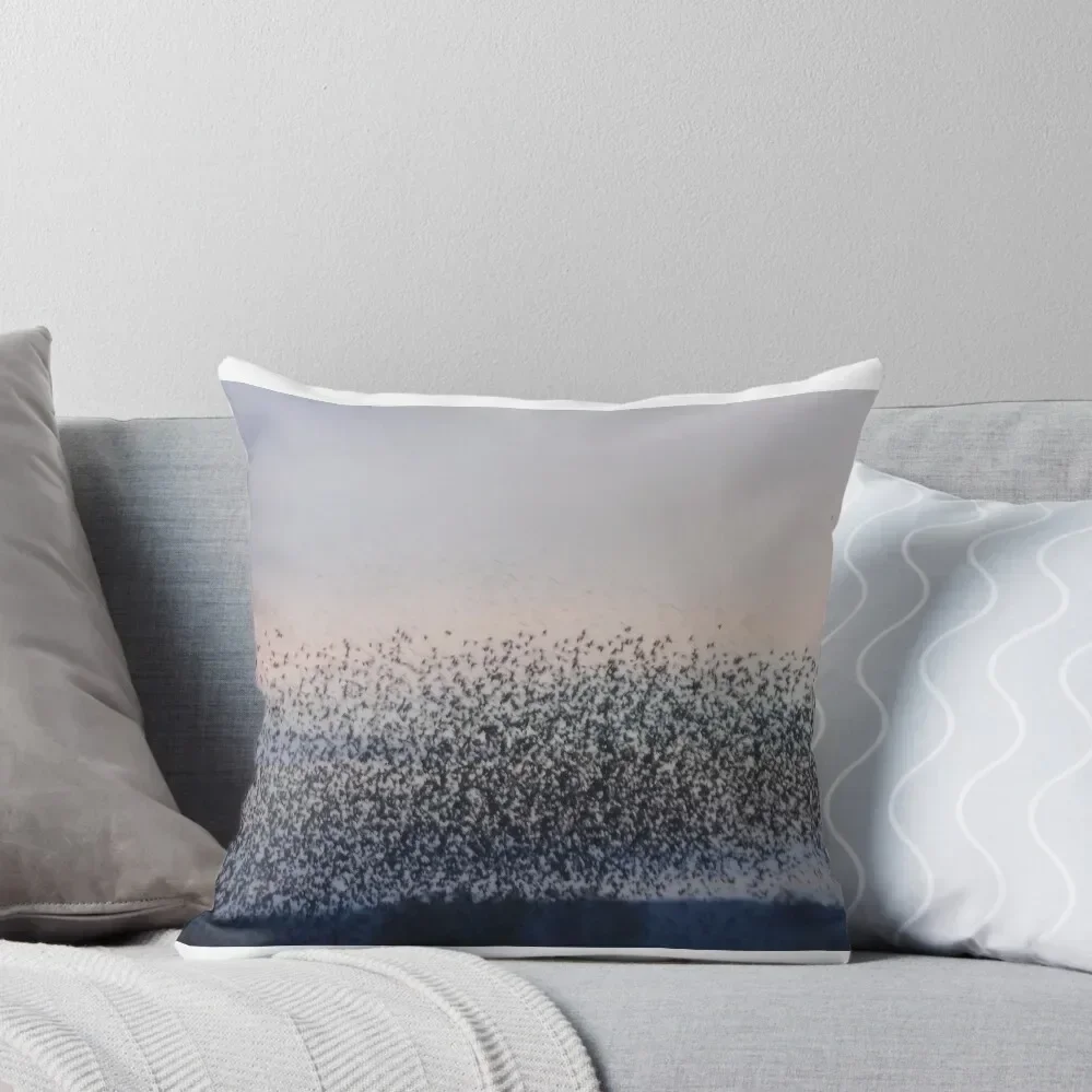 

Starling Murmuration Throw Pillow Pillow Cases luxury sofa pillows Pillowcase ornamental pillows pillow